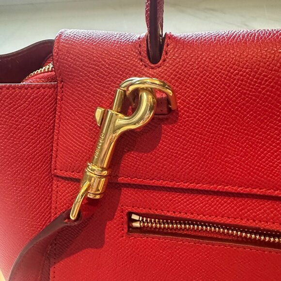 Celine Mini Belt Bag in Coquelicot - Picture 5 of 16
